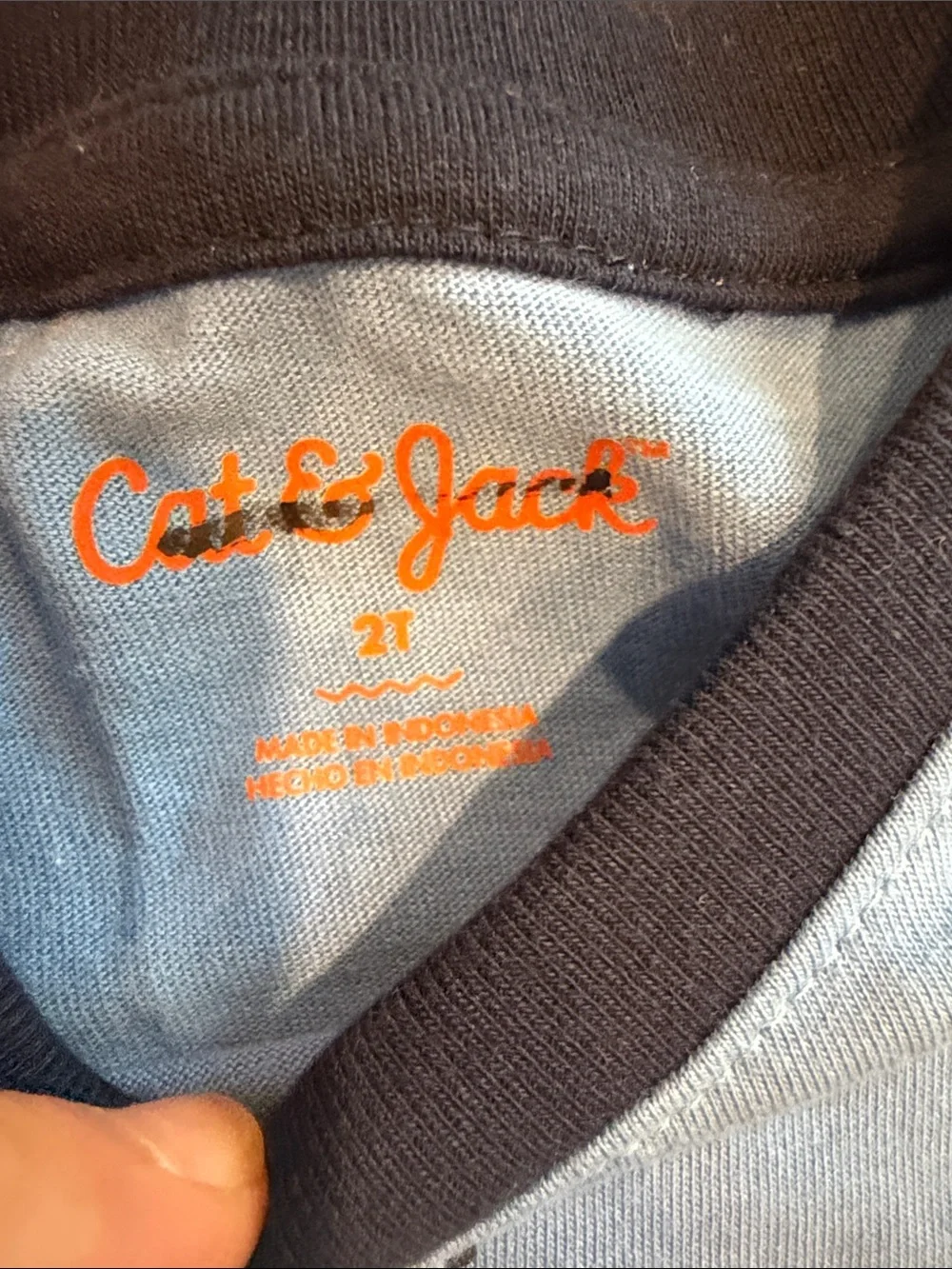 Cat & Jack Blue and Navy Watermelon Short Set NWT Size 2T - C8-123